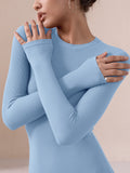 Minimalist Long Sleeve Mermaid Dress