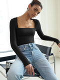 Midnight Horizon Square Neck Crop Top