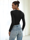 Midnight Horizon Square Neck Crop Top