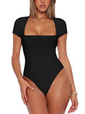Sublime Radiance Square Neck Bodysuit - REORIA