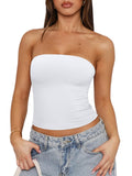 Strapless Double Lined Non-Slip Backless Tube Top