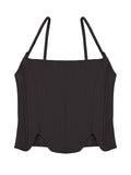 Sculpted Grace Spaghetti Strap Top - REORIA