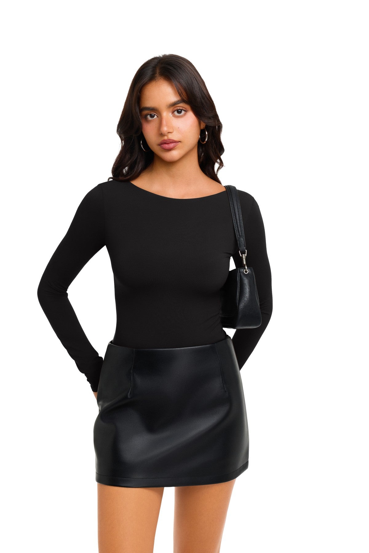 Double Lined Slim Fit Lace Back Crop Top