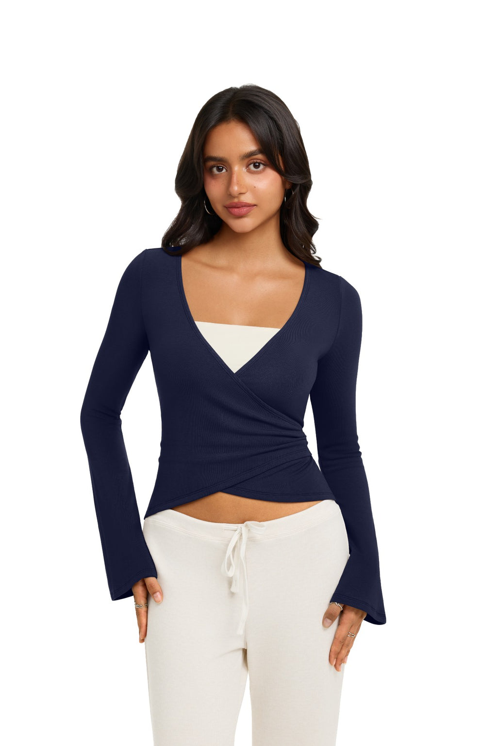 Soft Comfort Wrap Top for Everyday Wear