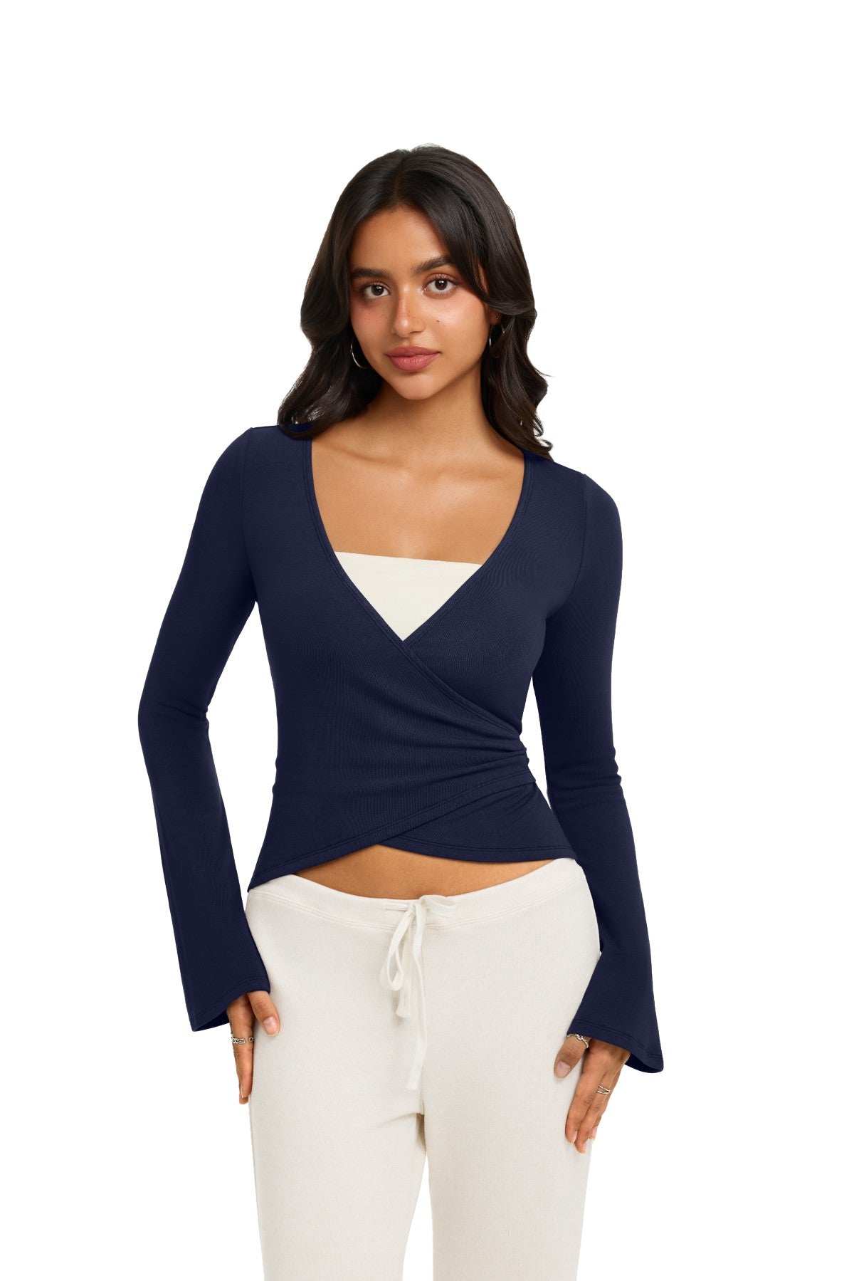 Soft Comfort Wrap Top for Everyday Wear