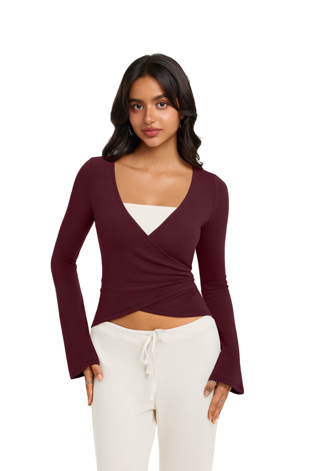 Soft Comfort Wrap Top for Everyday Wear