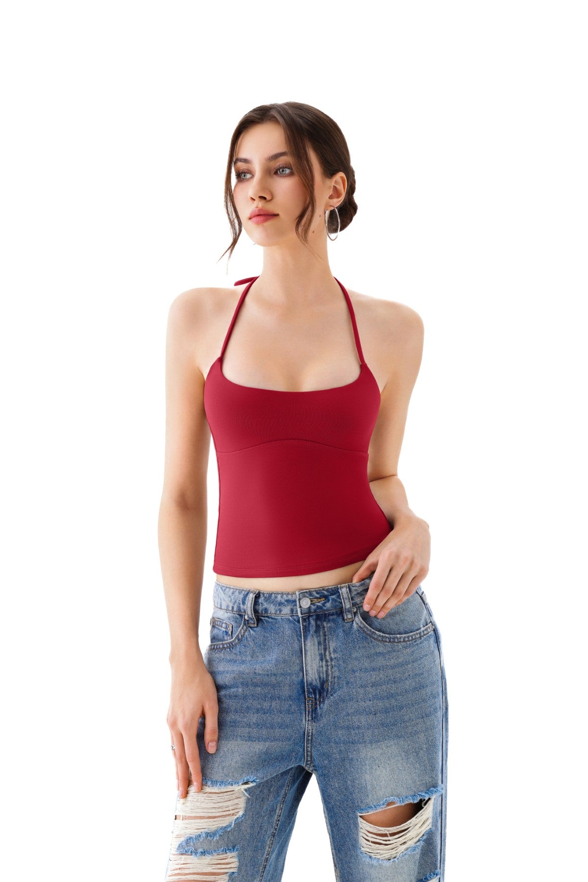 bibiy . ROSETTE TANK TOP ローズ タンクトップ Rosette Tank Top - Pearl – The Noli Shop