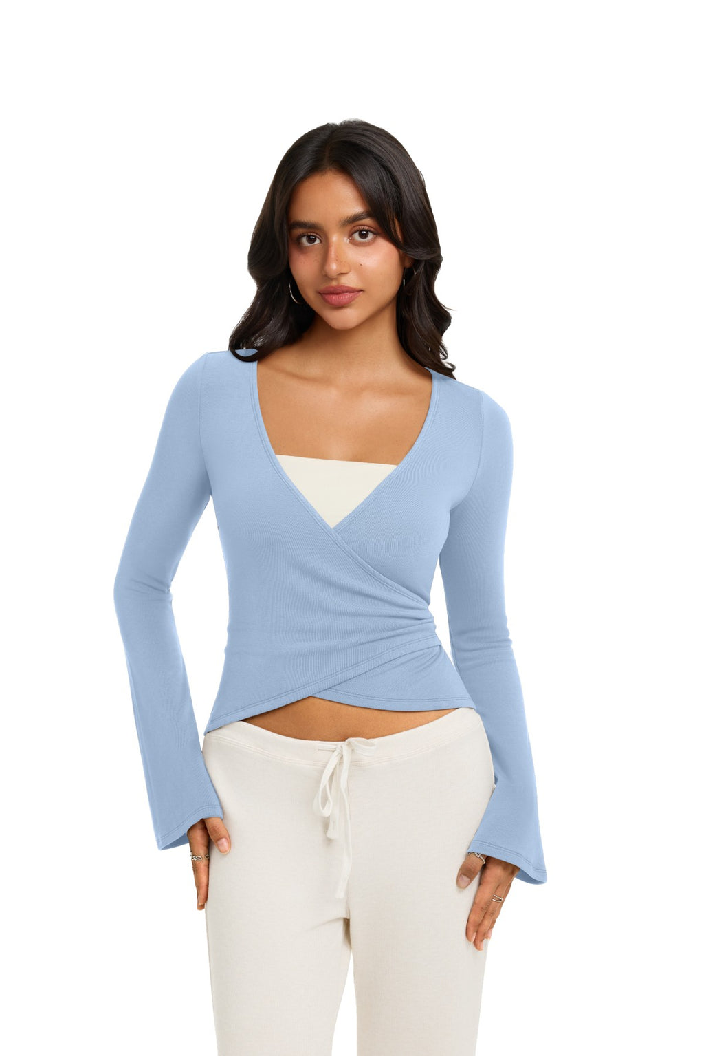 Soft Comfort Wrap Top for Everyday Wear
