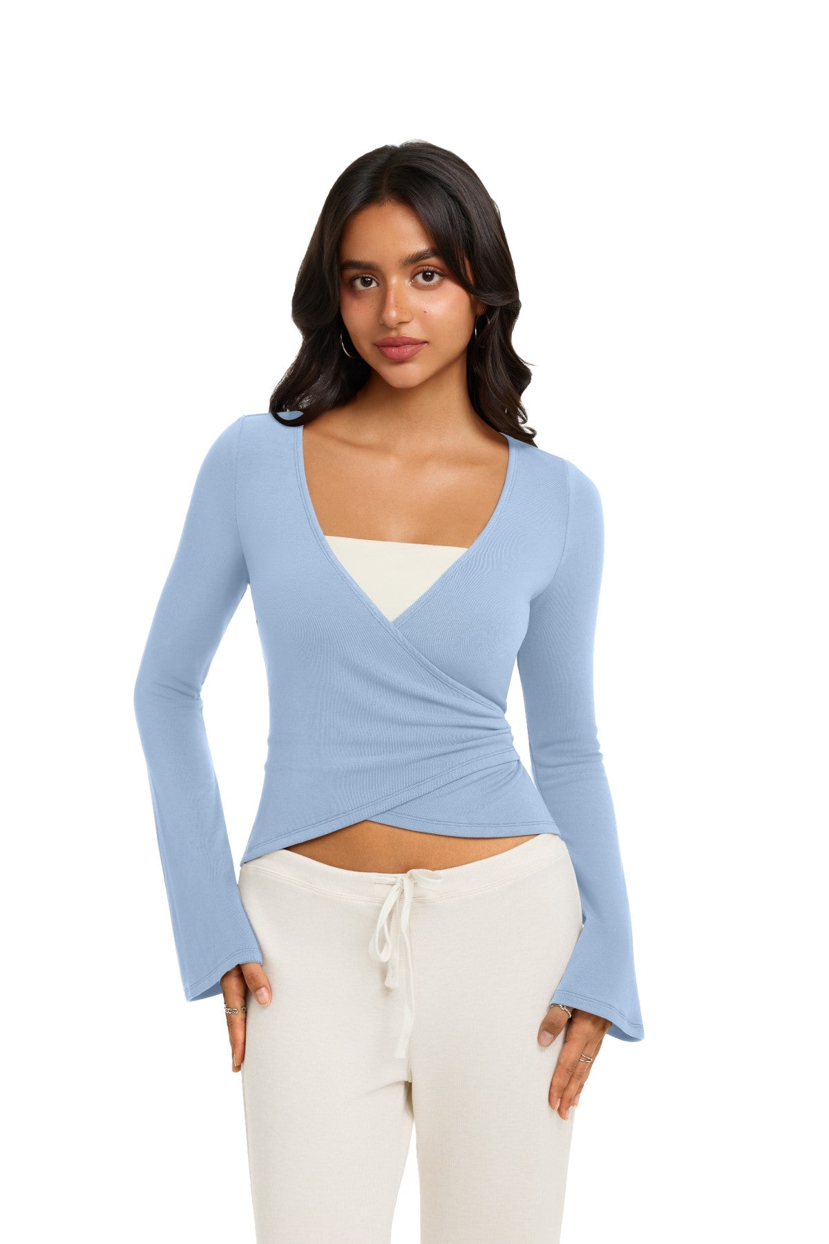 Soft Comfort Wrap Top for Everyday Wear