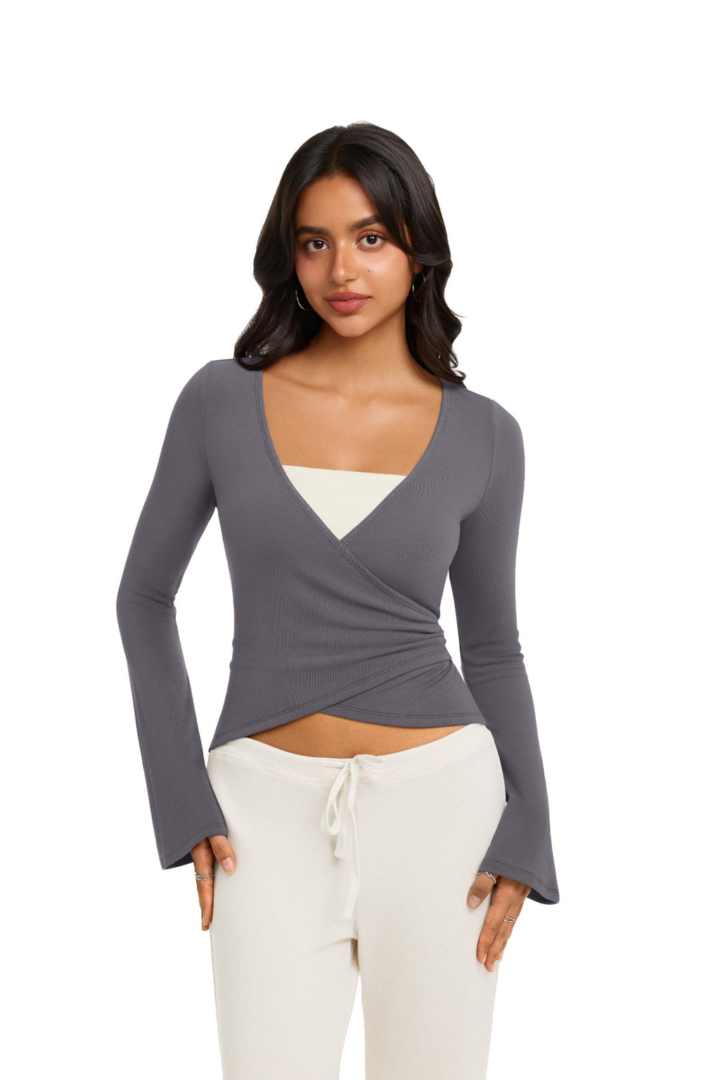 Soft Comfort Wrap Top for Everyday Wear
