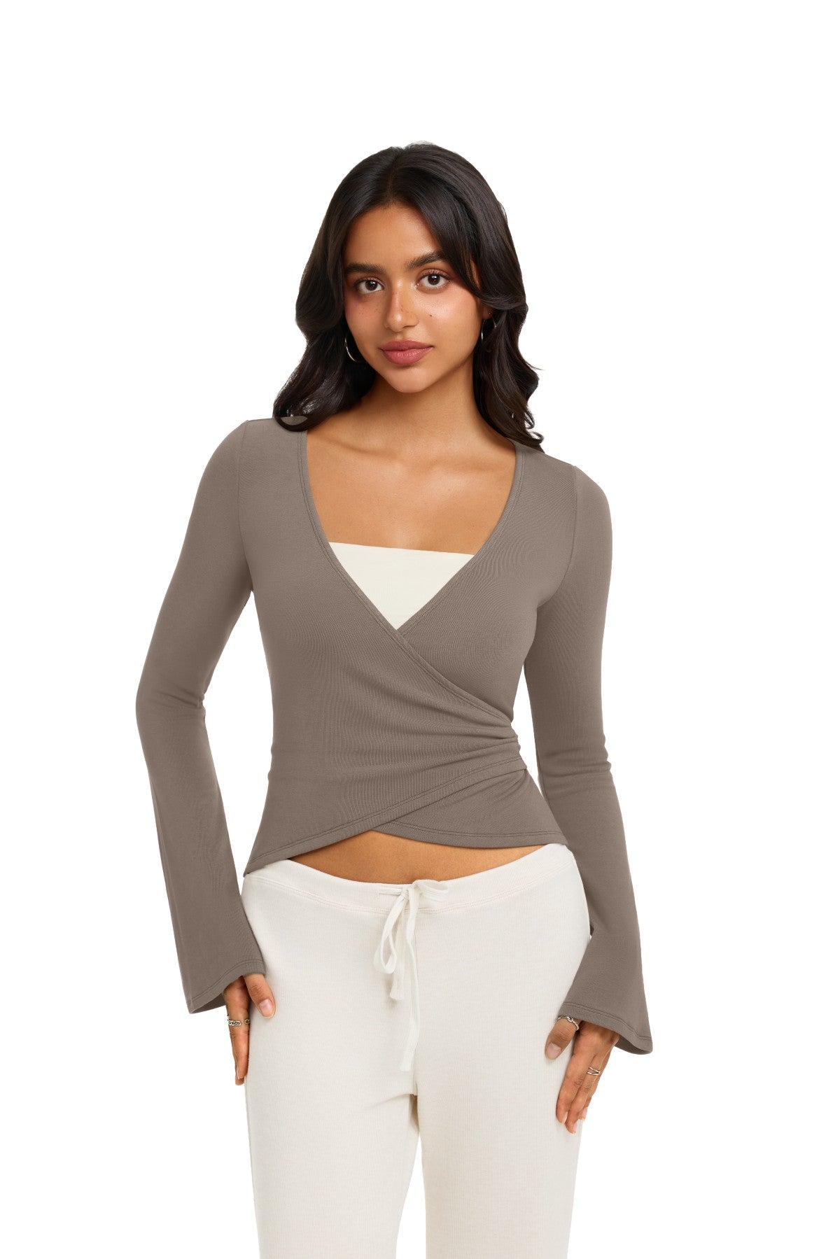 Soft Comfort Wrap Top for Everyday Wear