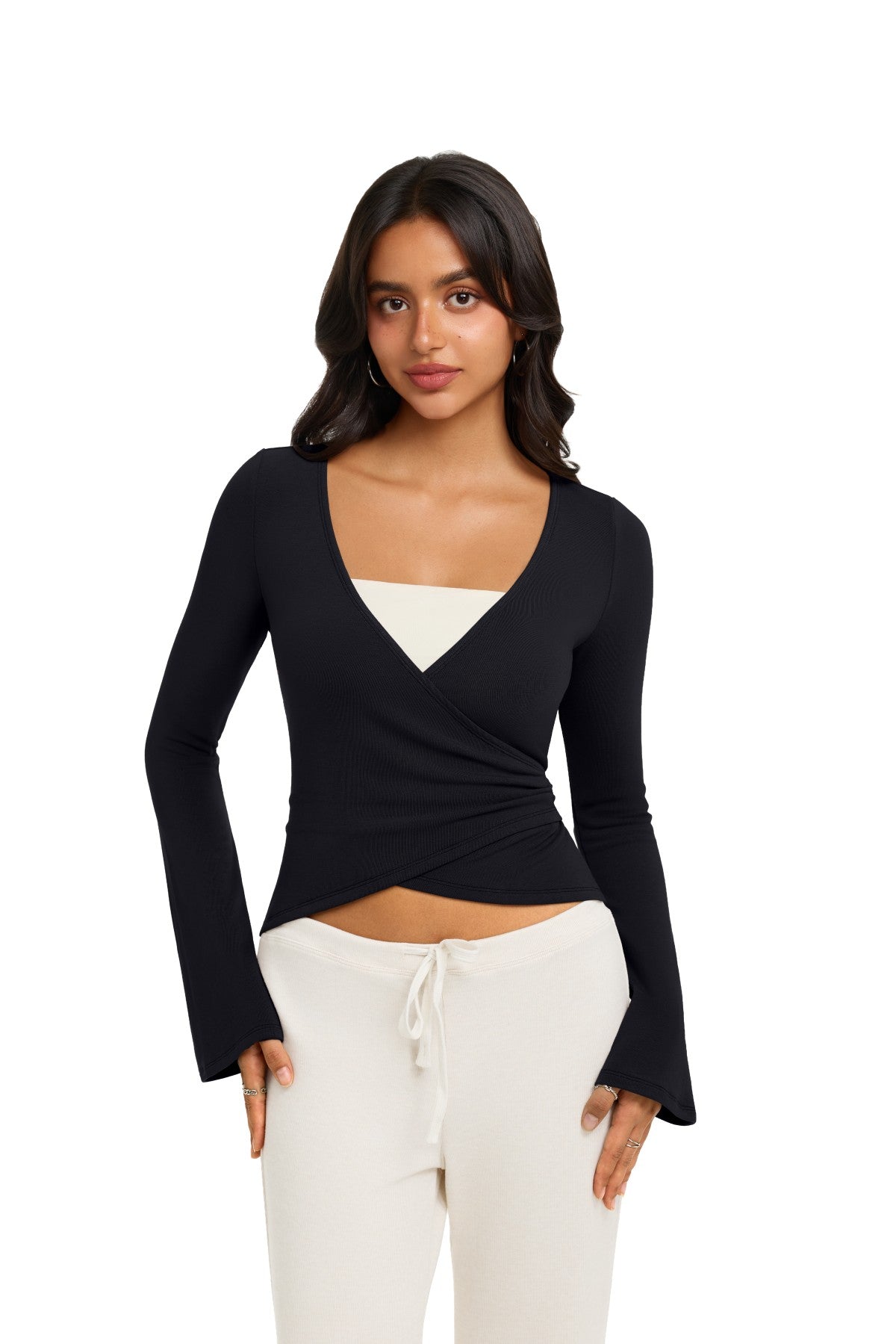 Soft Comfort Wrap Top for Everyday Wear