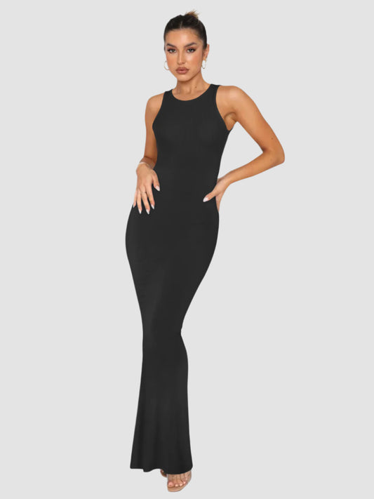 Simple Grace Sleeveless Mermaid Dress