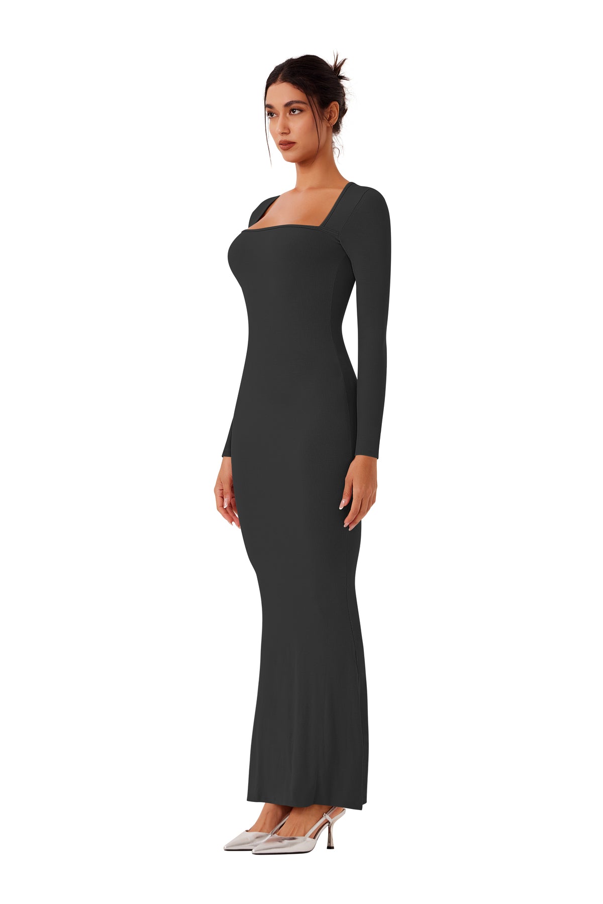 Enchanted Forest Square Neck Mermaid Dress