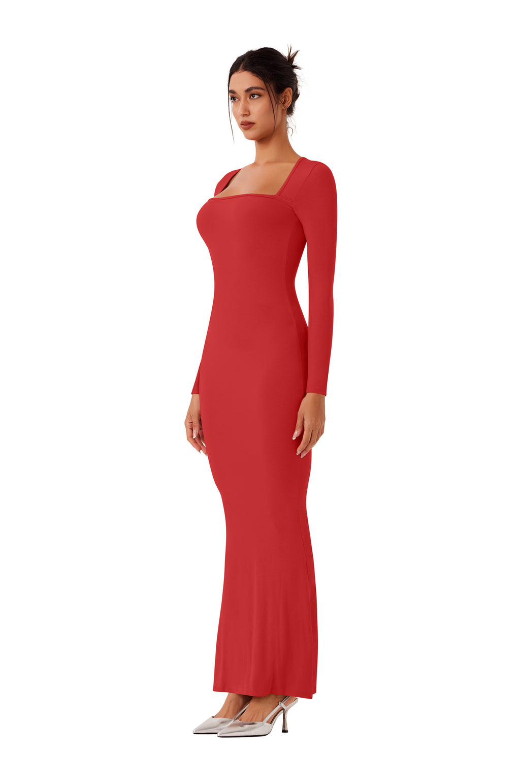 Enchanted Forest Square Neck Mermaid Dress