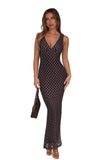 Cocoa White Polka