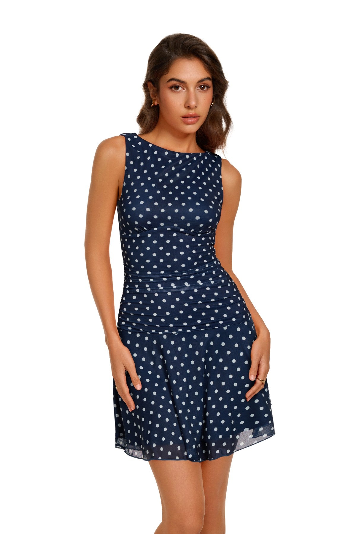 Ensign Blue Polka Dot