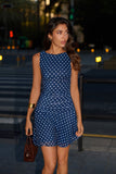 Ensign Blue Polka Dot