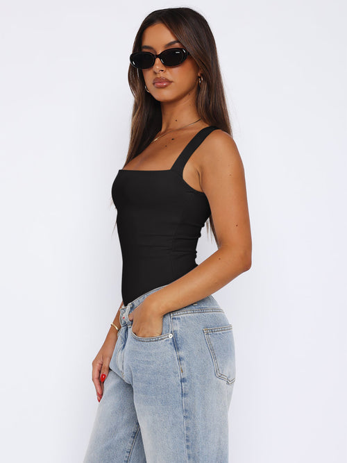 Fantasy Waves Square Neck Bodysuit