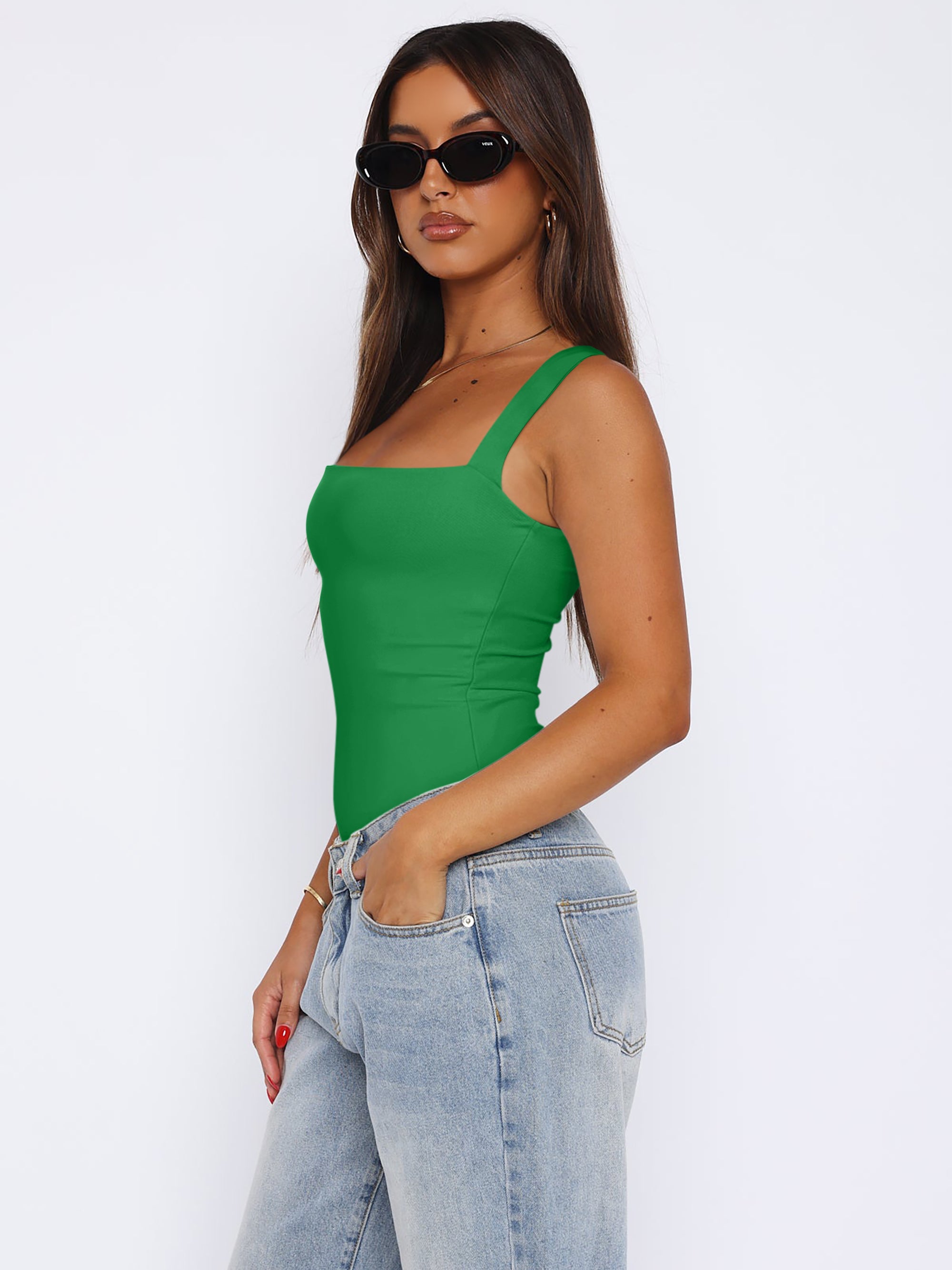 Fantasy Waves Square Neck Bodysuit