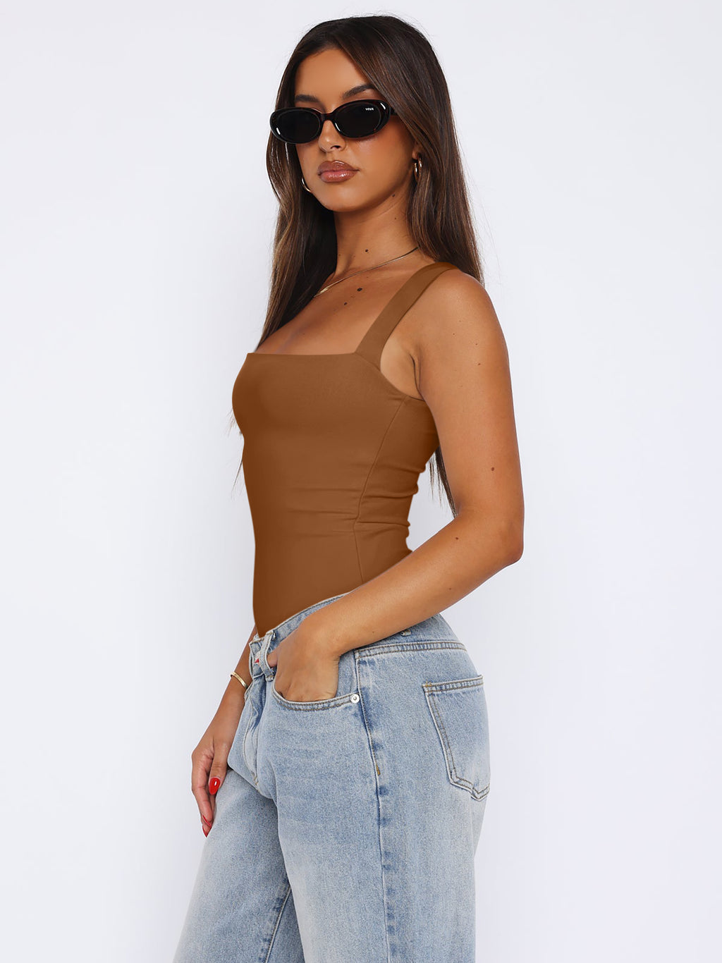 Fantasy Waves Square Neck Bodysuit