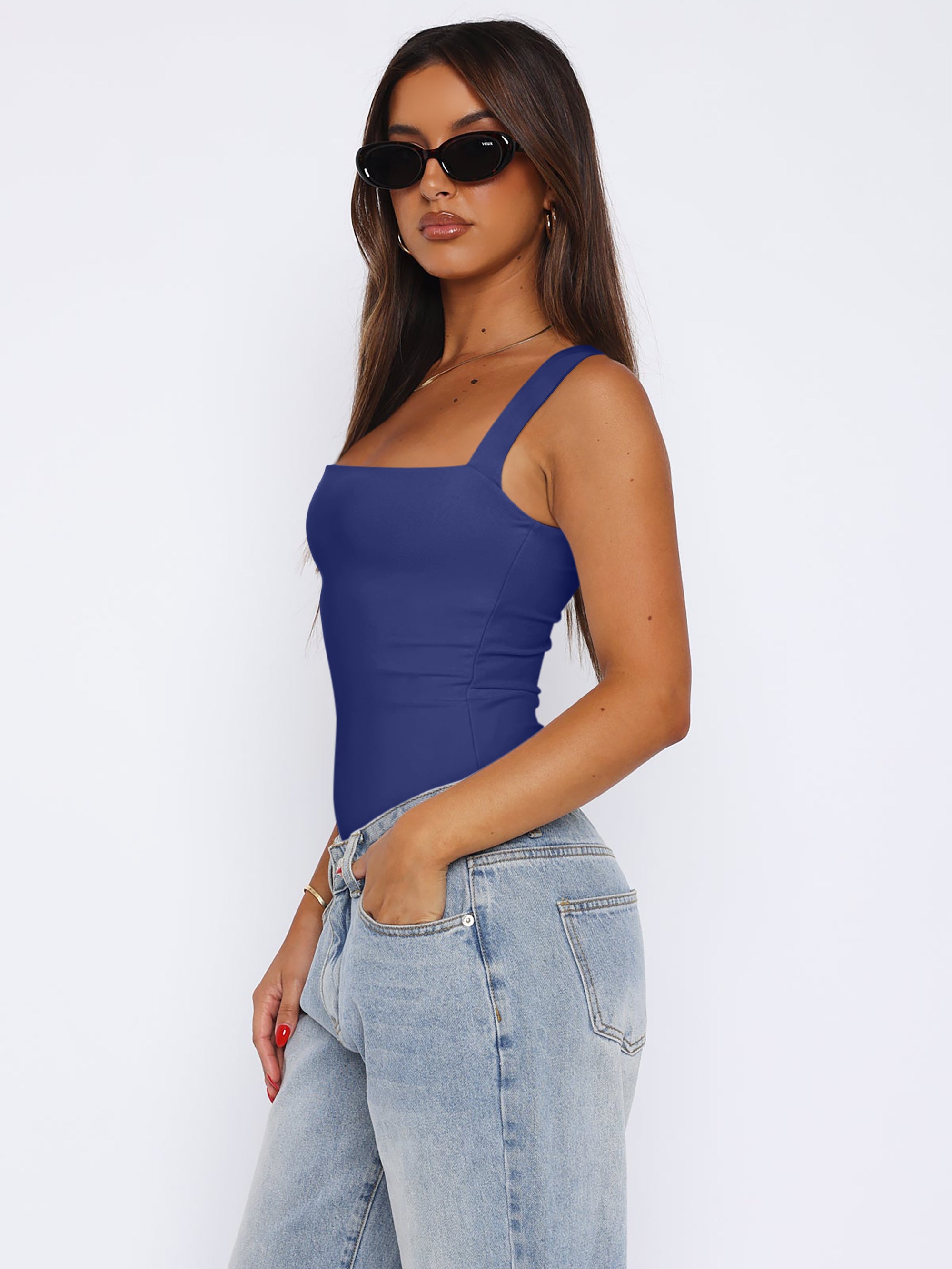 Fantasy Waves Square Neck Bodysuit