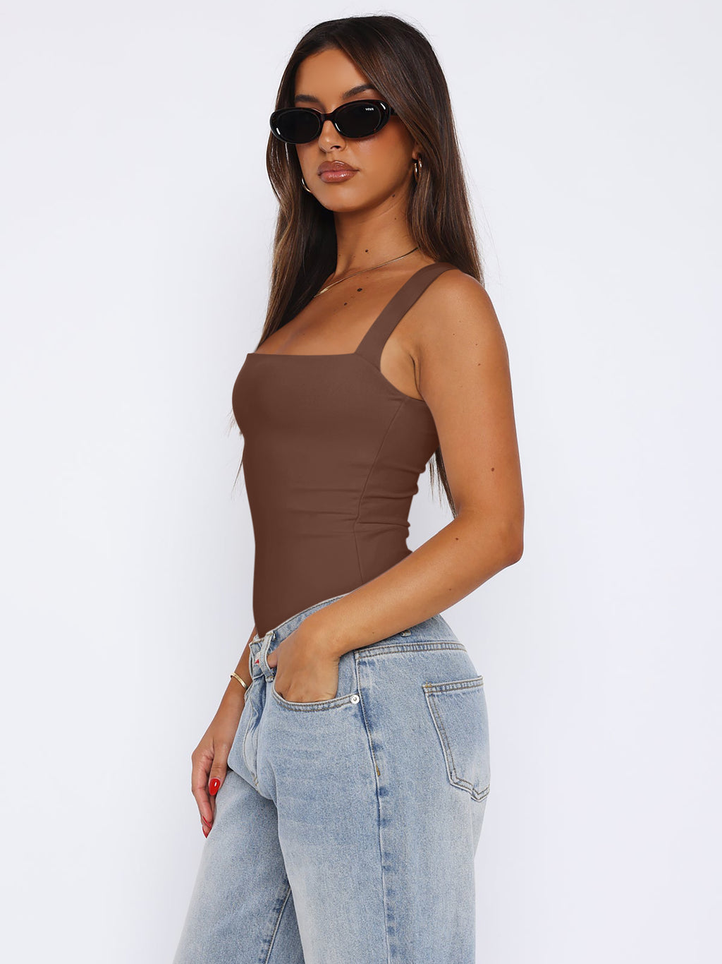Fantasy Waves Square Neck Bodysuit