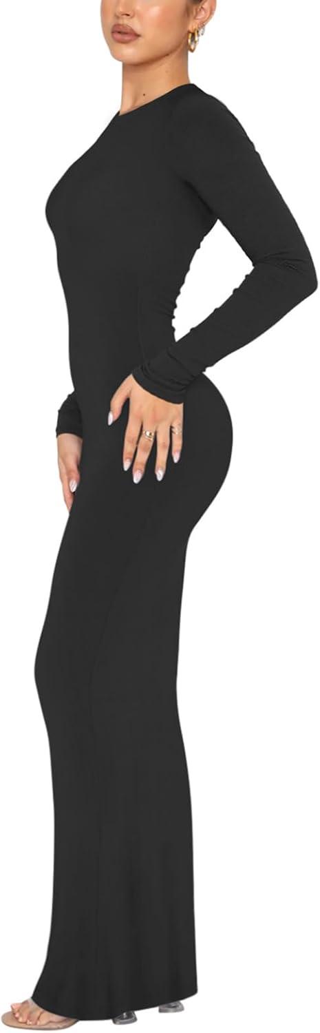 Minimalist Long Sleeve Mermaid Dress - REORIA