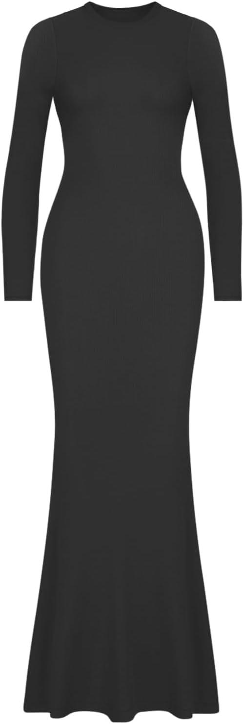 Minimalist Long Sleeve Mermaid Dress - REORIA