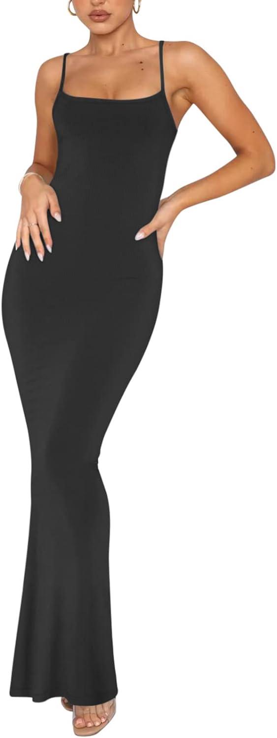 Siren's Silhouette Bodycon Mermaid Dress L / Black Siren's Silhouette Bodycon Mermaid Dress L / Black