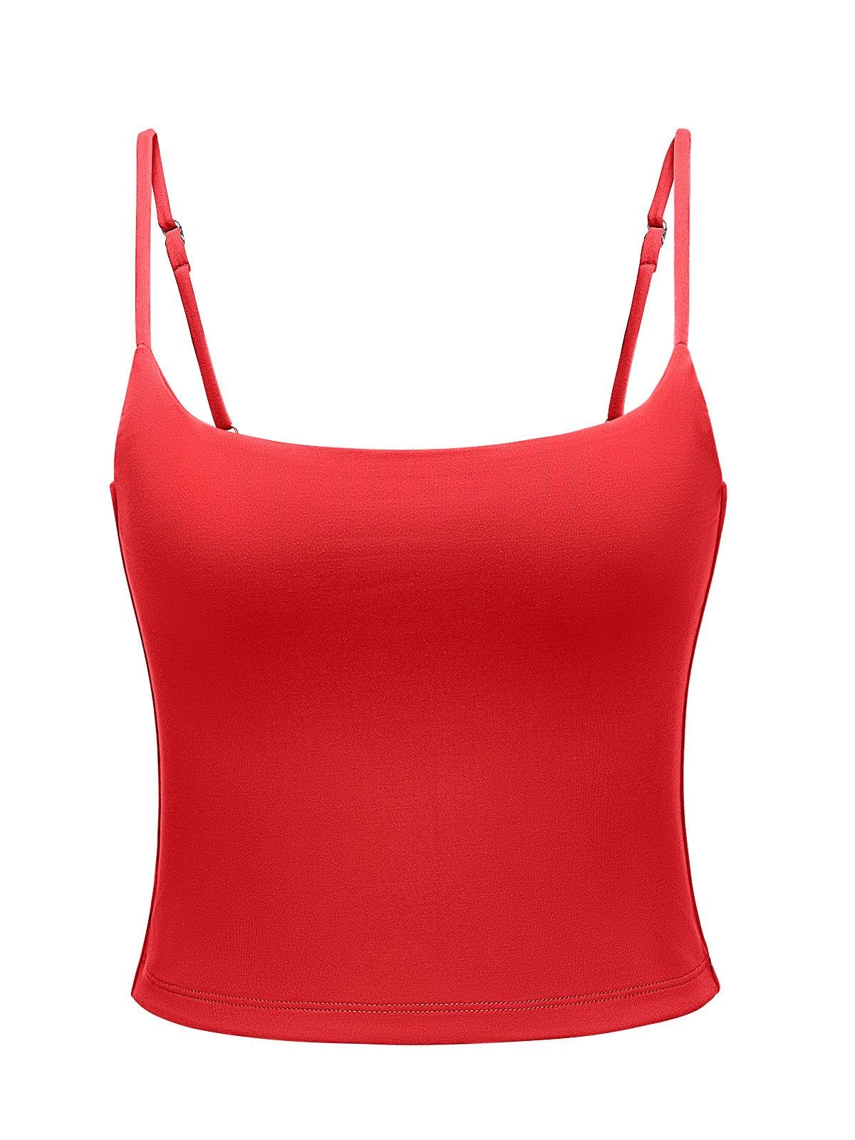 Adjustable Spaghetti Strap Seamless Camisole Crop Tops