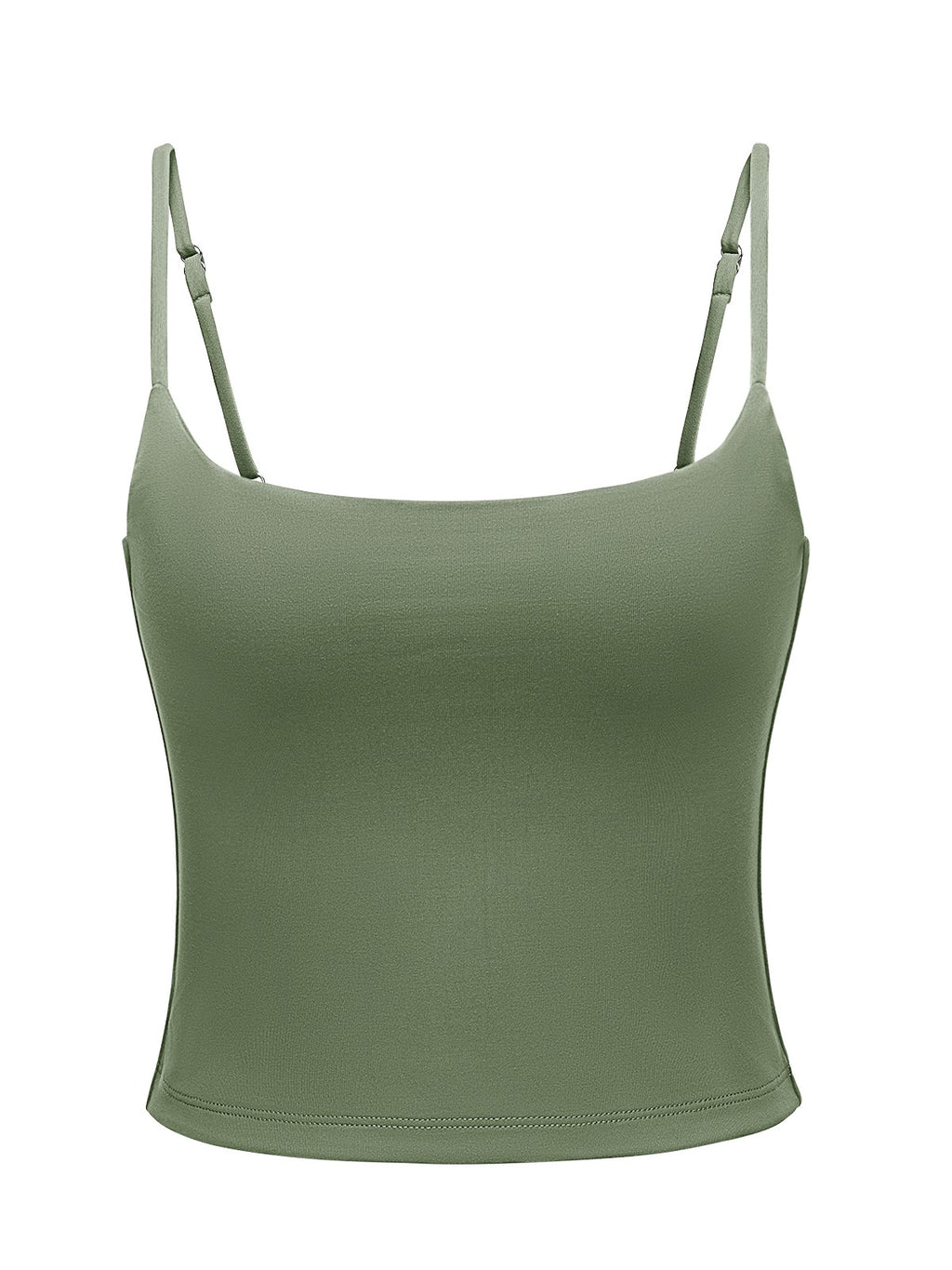 Adjustable Spaghetti Strap Seamless Camisole Crop Tops