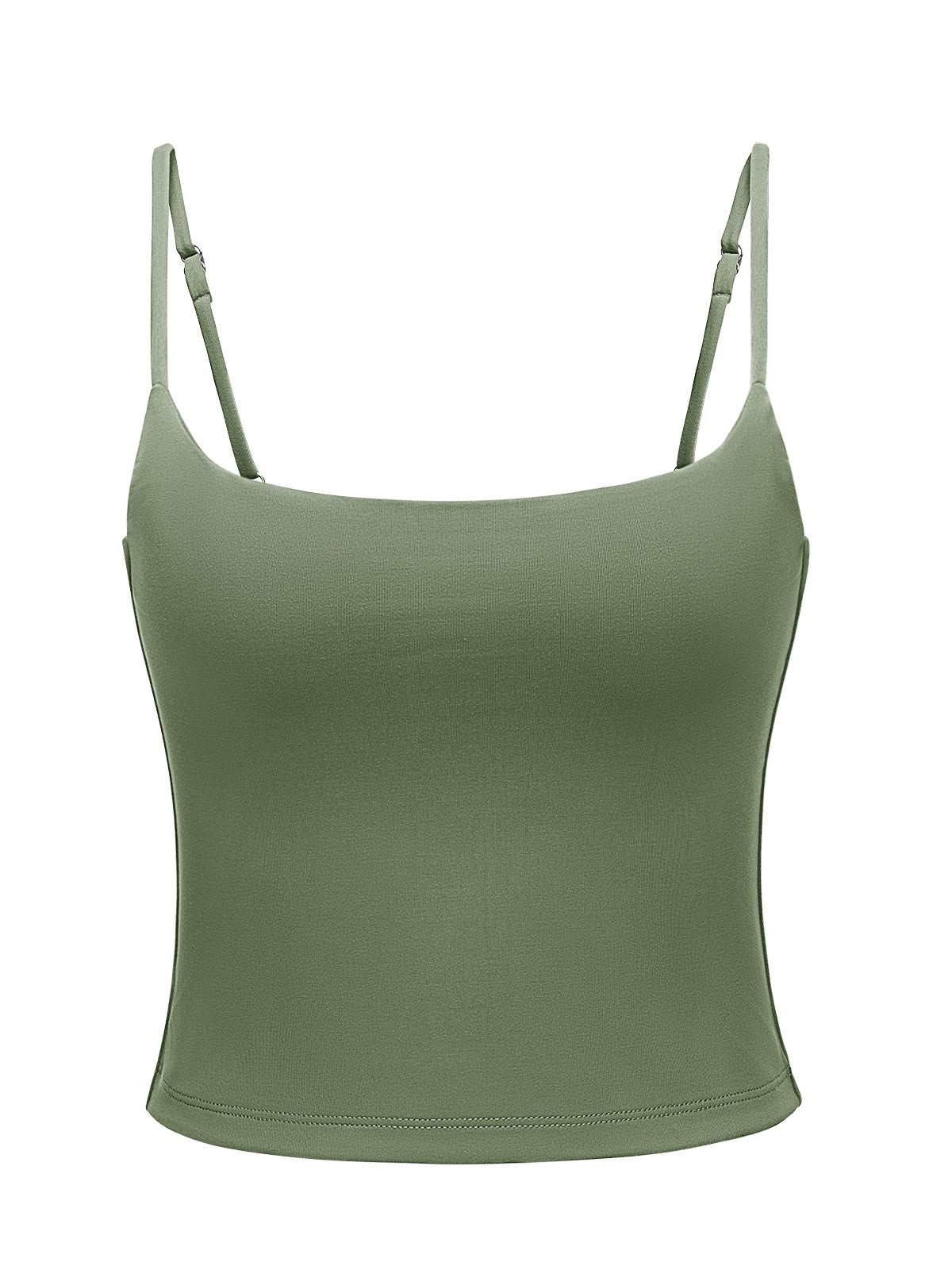 Adjustable Spaghetti Strap Seamless Camisole Crop Tops