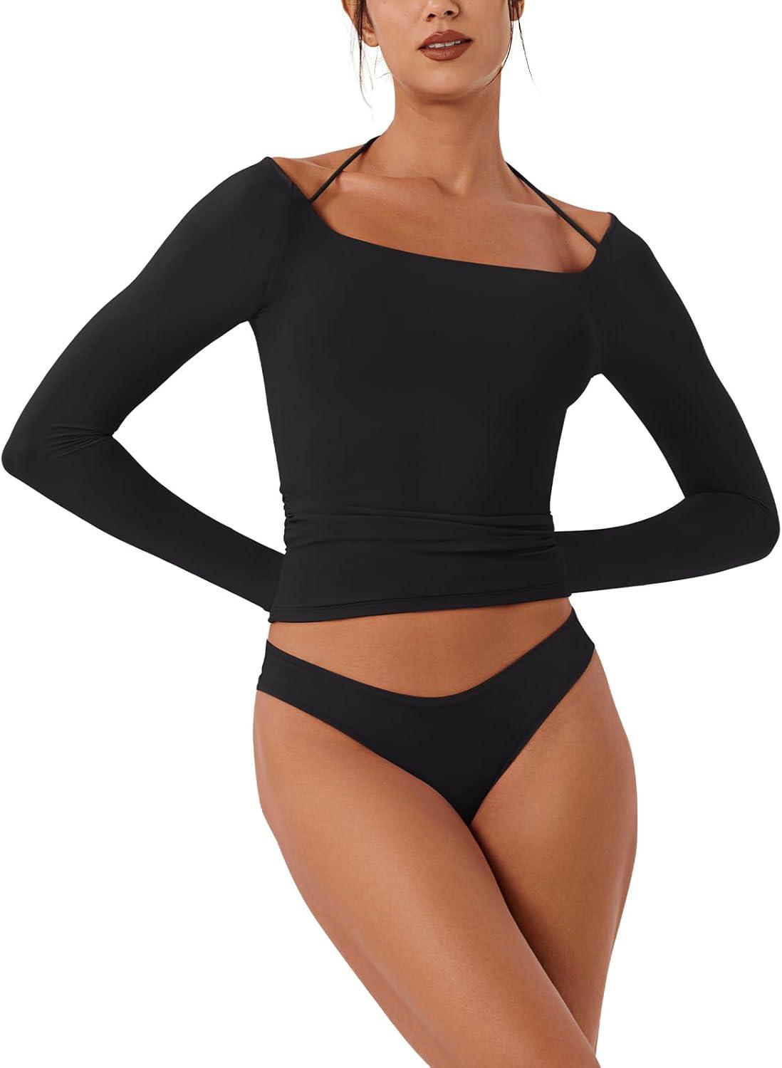 Luxe Reversible Square Neck Crop Top - REORIA