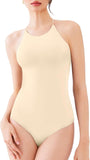 Tie Strap Halter Bodysuit