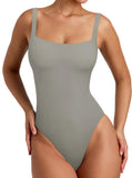 Sensual Harmony Square Neck Bodysuit - REORIA