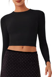 Flawless Fit Long Sleeve Crop Top - REORIA