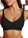Lounge Comfortable Adjustable Everyday Bra Seamless Full-Coverage Padded Wirefree Bras - REORIA
