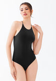 Tie Strap Halter Bodysuit