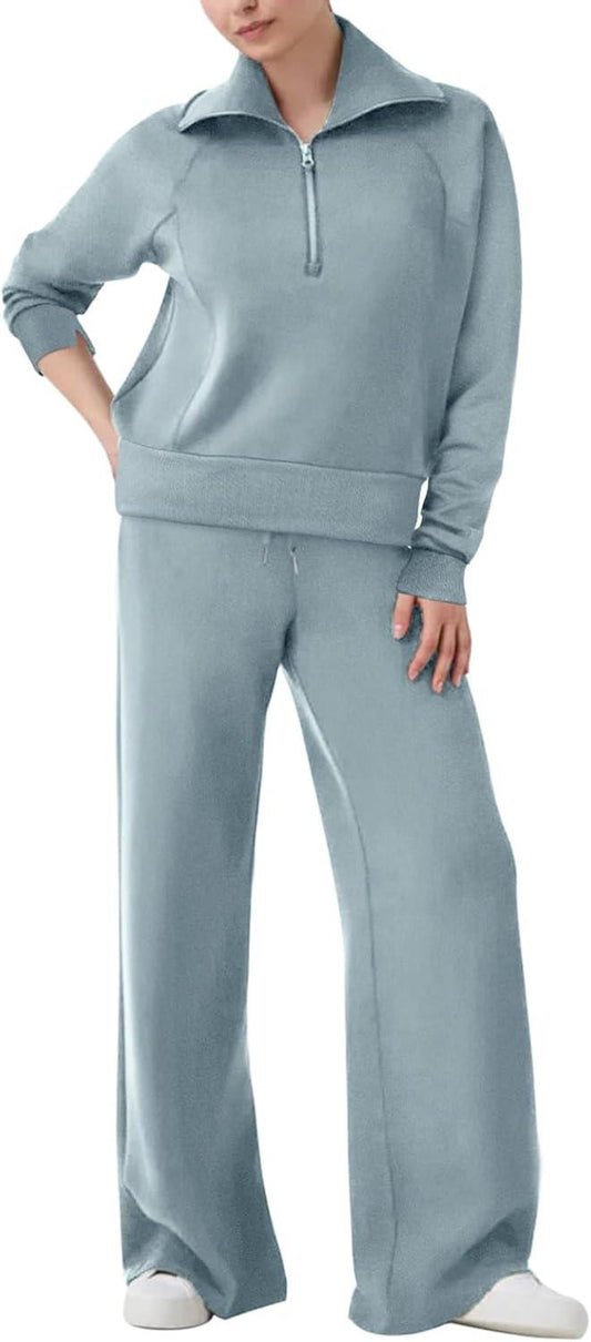 Serene Motion Oversized Sweatsuit Set - REORIA