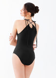 Tie Strap Halter Bodysuit