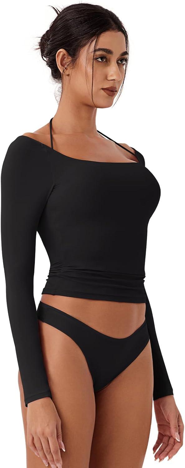 Luxe Reversible Square Neck Crop Top - REORIA