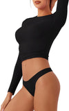 Flawless Fit Long Sleeve Crop Top - REORIA