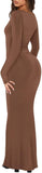 Forest Night Square Neck Mermaid Dress - REORIA