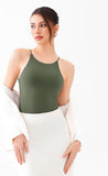 Tie Strap Halter Bodysuit