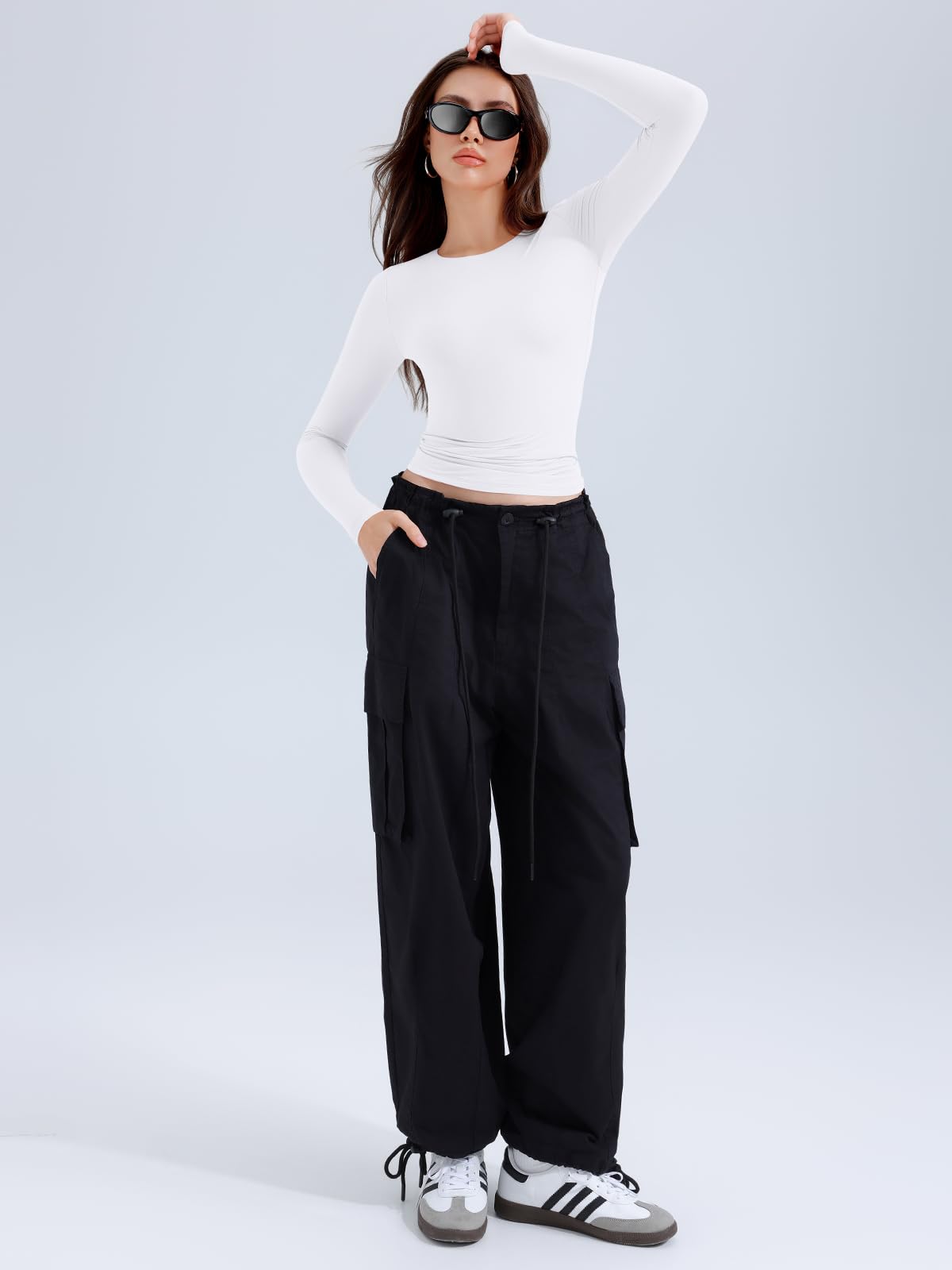 Long Sleeve Round Neck Slim Fitted Shirts