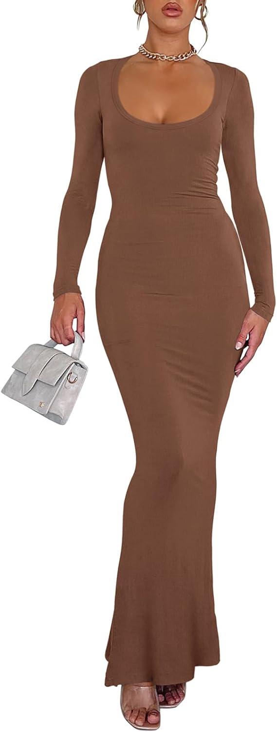 Forest Night Square Neck Mermaid Dress - REORIA