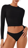 Flawless Fit Long Sleeve Crop Top - REORIA