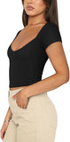 Mirage Siren V Neck Cropped Top - REORIA