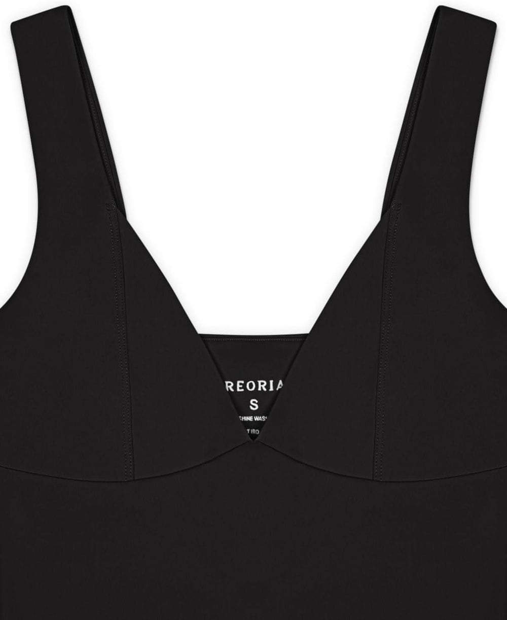 Sunset Blossom Deep V Crop Top - REORIA